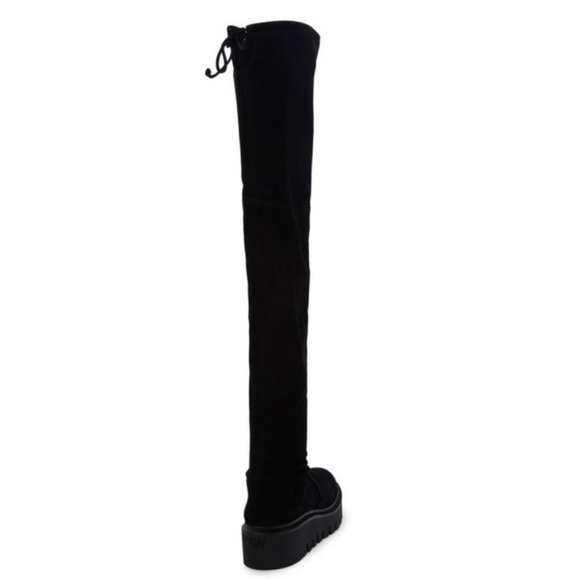 Stuart Weitzman Chalet Suede Black Over-the-Knee Boots - Picture 3 of 9